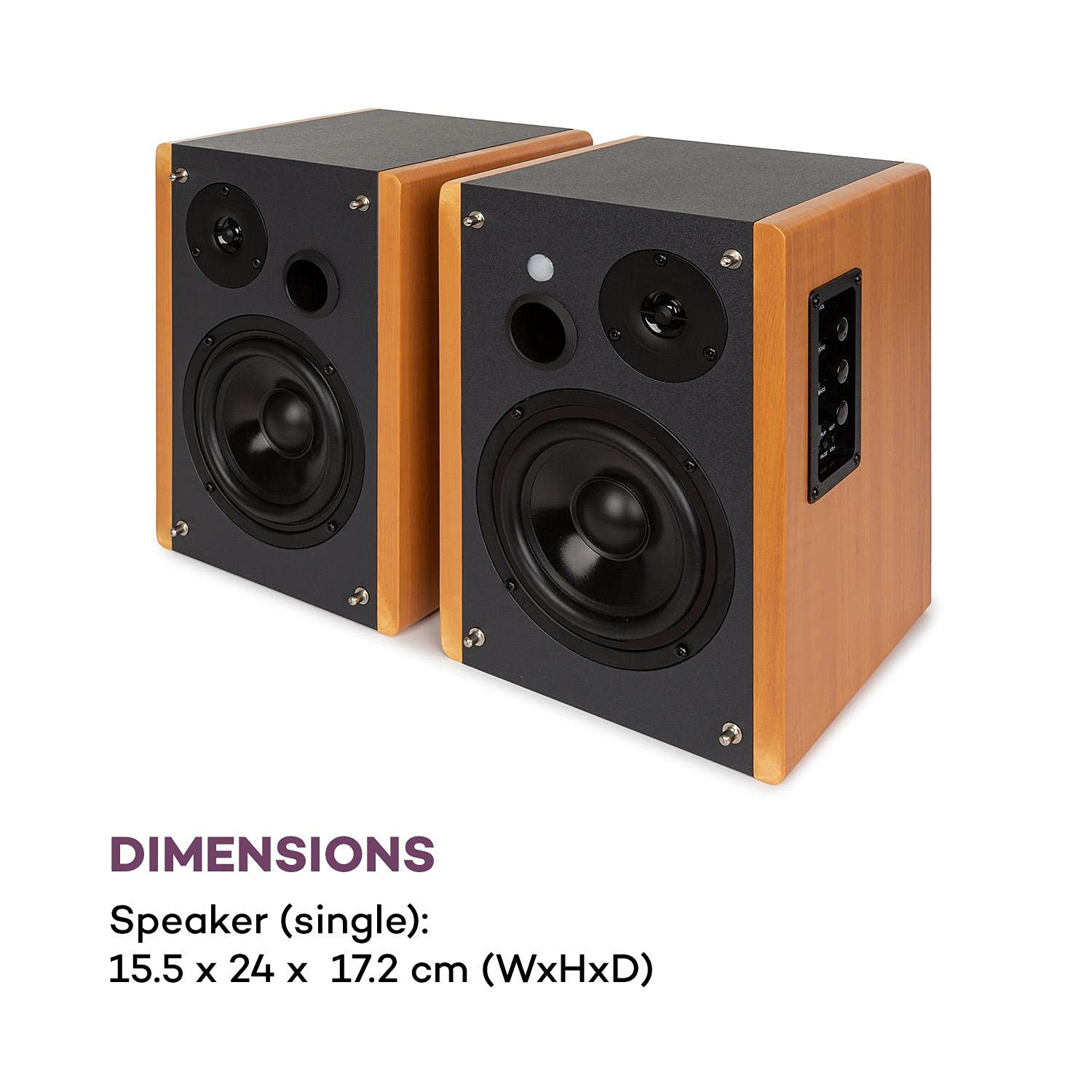 auna-linie-400-a-aktiv-regallautsprecher-paar-bluetooth-holz-optik-schwarz image 8