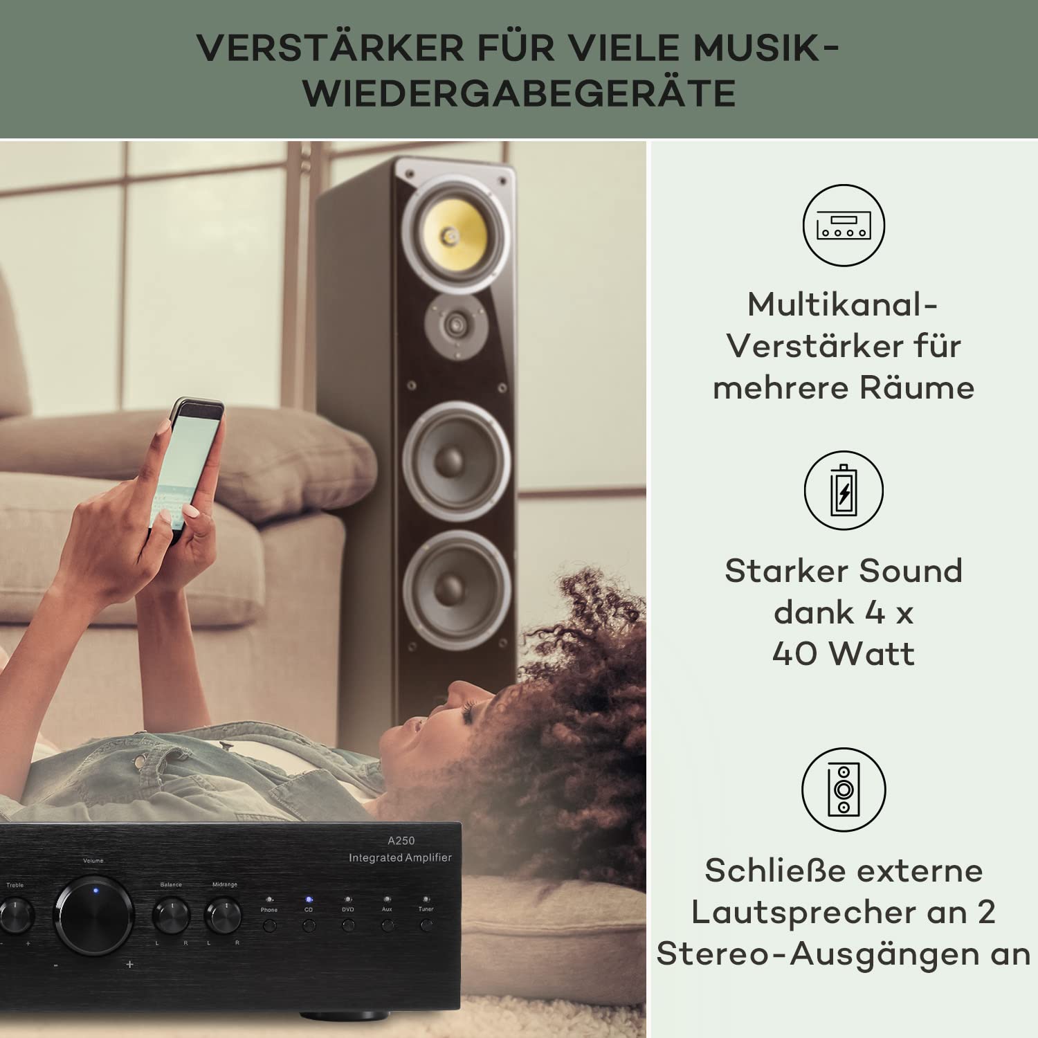 auna-av2-cd708-hifi-stereo-verst-rker-mit-5-cinch-eing-ngen-und-3-band-eq image 2