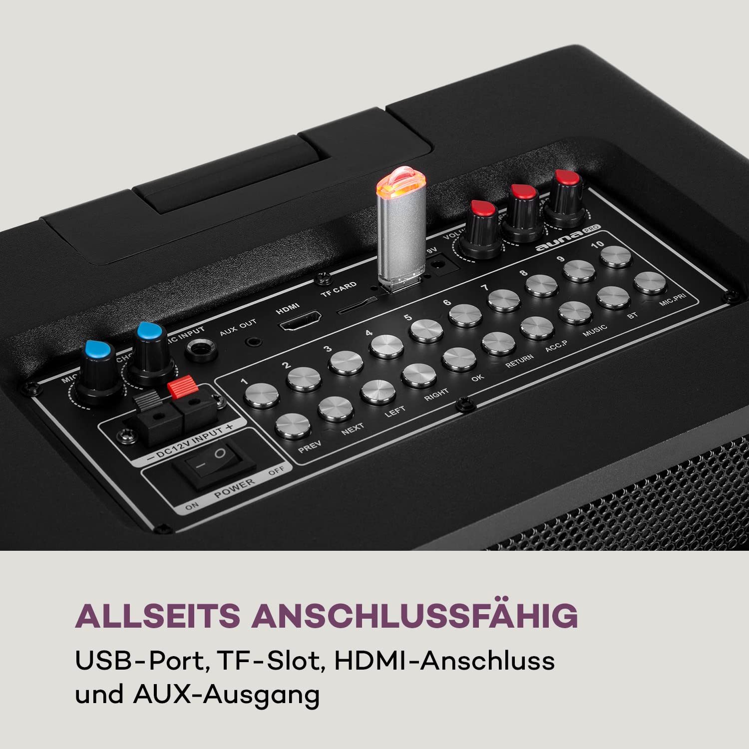 auna-pa-karaoke-maschine-mit-2-mikrofonen-12-1-cm-display-wifi-und-bluetooth image 8
