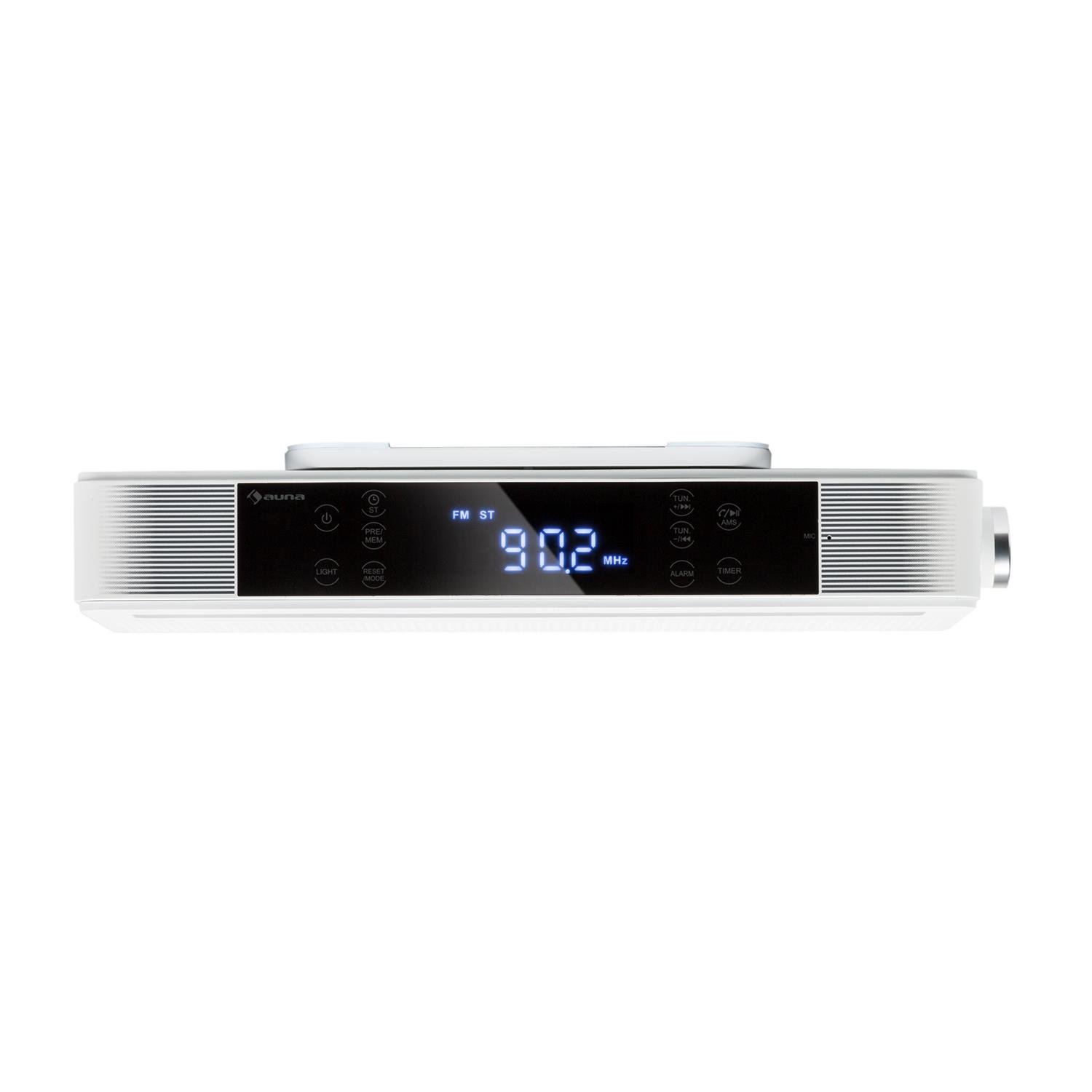 auna-kr-140-k-chenradio-unterbau-radio-mit-bluetooth-und-led-licht-wei image 3