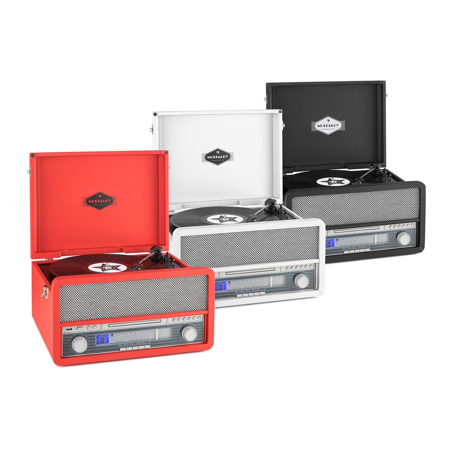 auna-belle-epoque-1907-retroanlage-mit-plattenspieler-cd-kassette-bluetooth-rot image 3