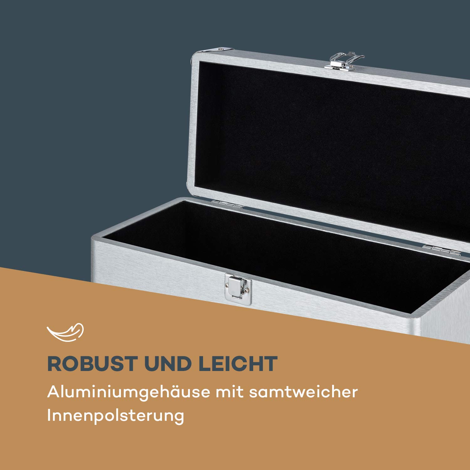 auna-vinylbox-schallplattenkoffer-f-r-30x-12-lps-aluminium-silber image 5