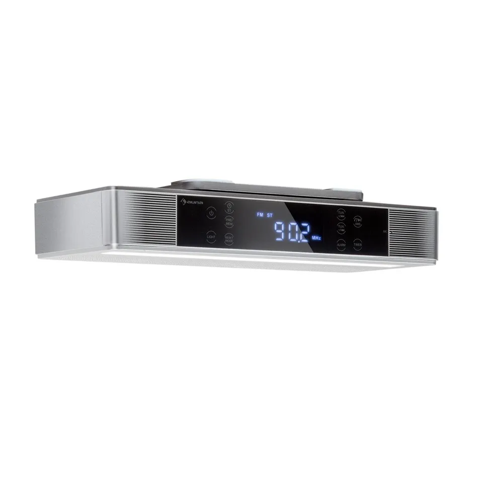 auna-kr-140-k-chen-unterbauradio-mit-bluetooth-silber image 1