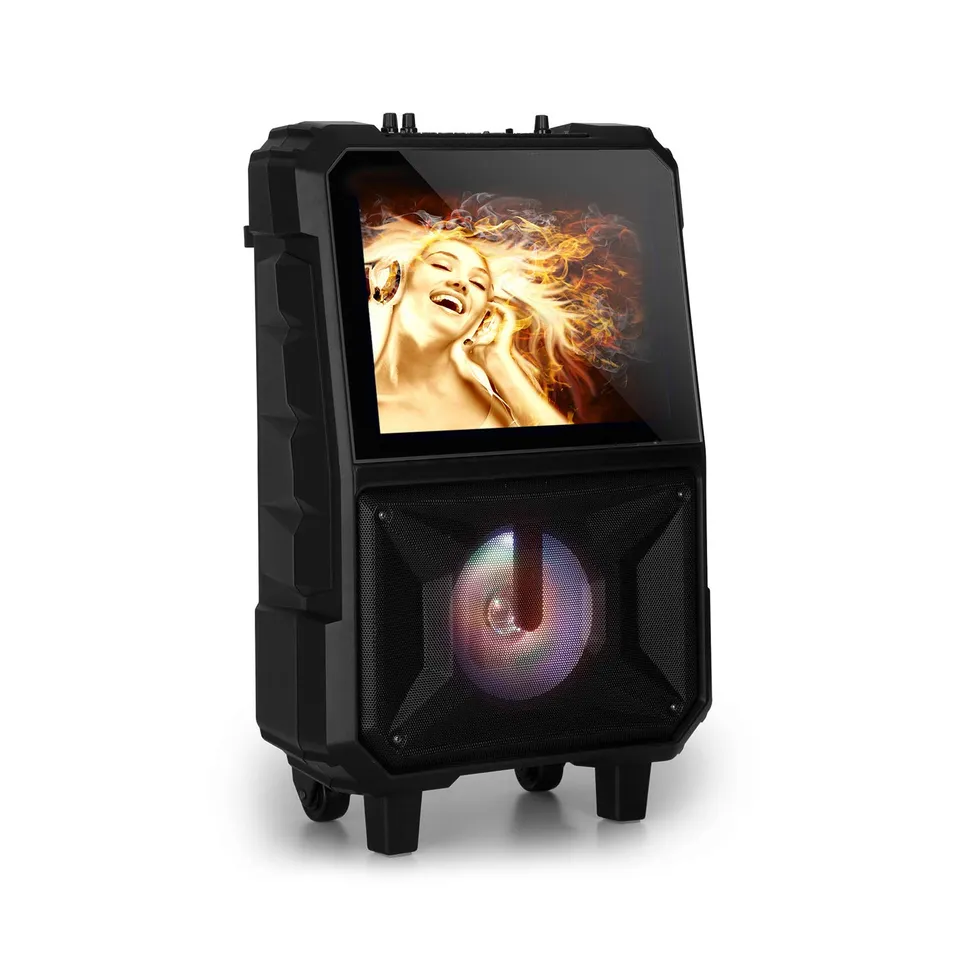 auna-centerstage-8-mobile-karaoke-anlage-bluetooth-lautsprecher-mit-14-1-display image 1
