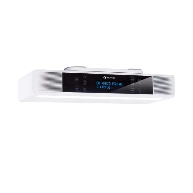 auna-kr-140-bluetooth-unterbau-k-chenradio-dab-ukw-mit-touch-display-wei image 1