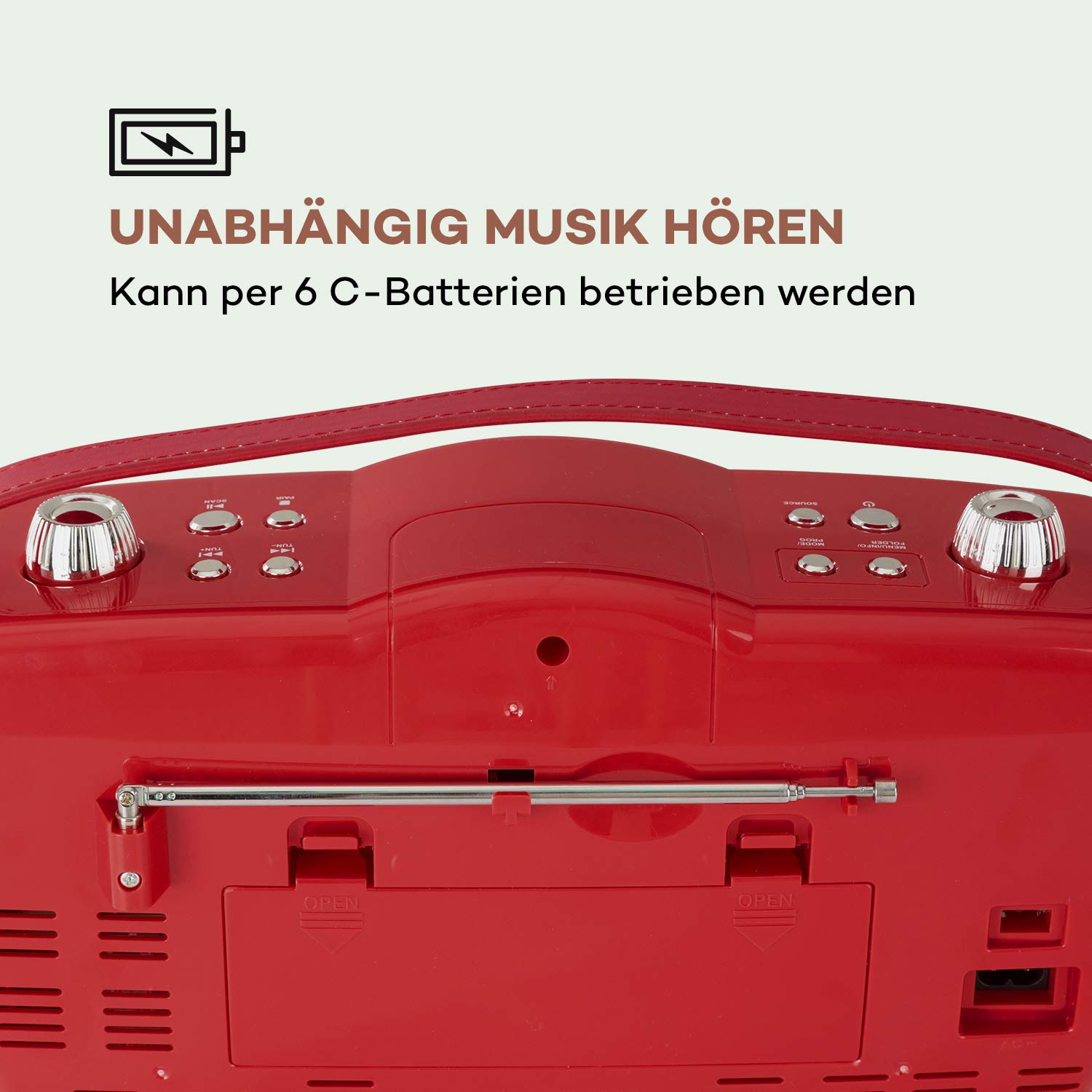auna-rcd-70-dab-retro-cd-radio-mit-dab-ukw-und-bluetooth-rot image 7