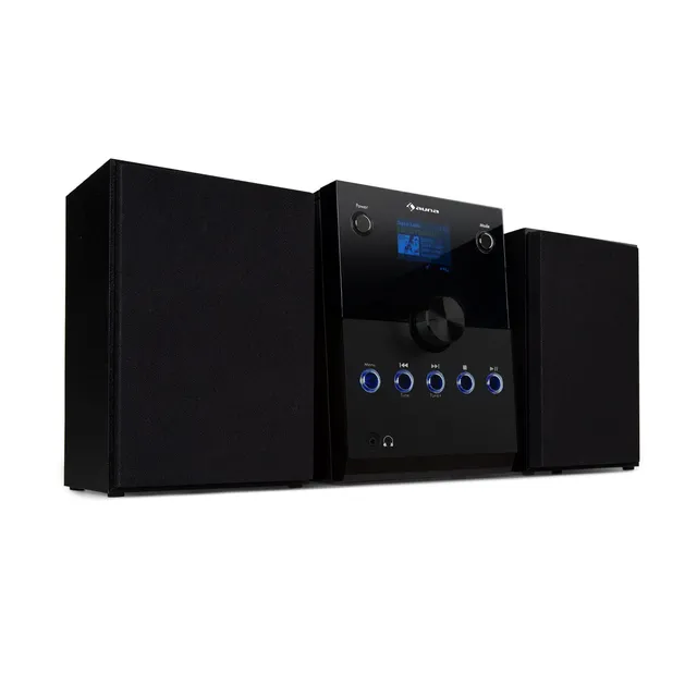 auna-mc-30-dab-micro-stereoanlage-mit-cd-dab-und-bluetooth-schwarz image 1