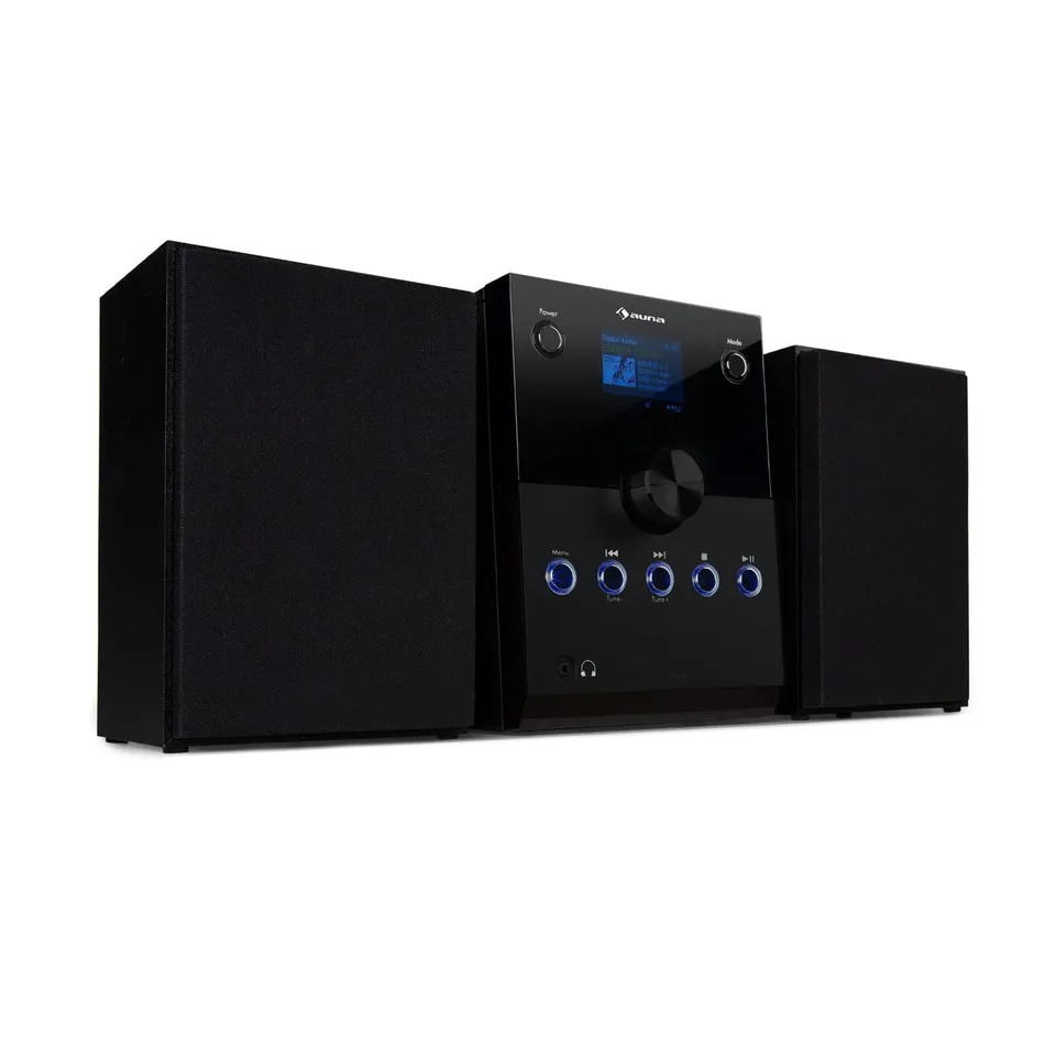 auna-mc-30-dab-micro-stereoanlage-mit-cd-dab-und-bluetooth-schwarz image 1