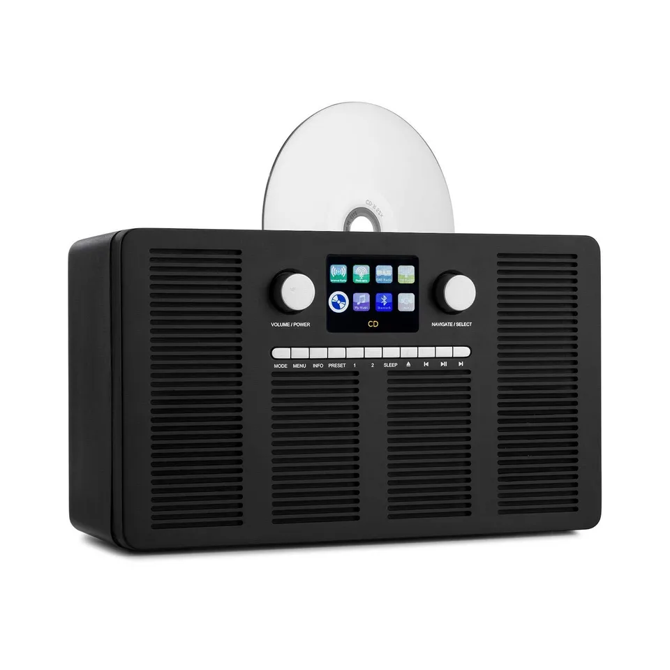 auna-vertico-smartradio-internetradio-mit-cd-player-bluetooth-schwarz image 1