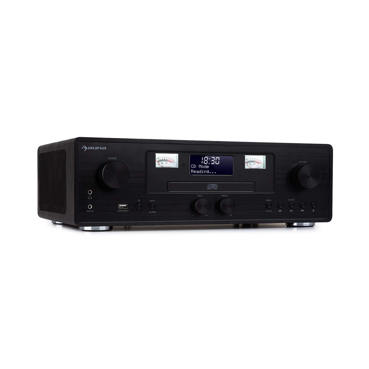 auna-northfork-retro-radio-mit-cd-player-mp3-bluetooth-dab-ukw-wireless-charging image 1