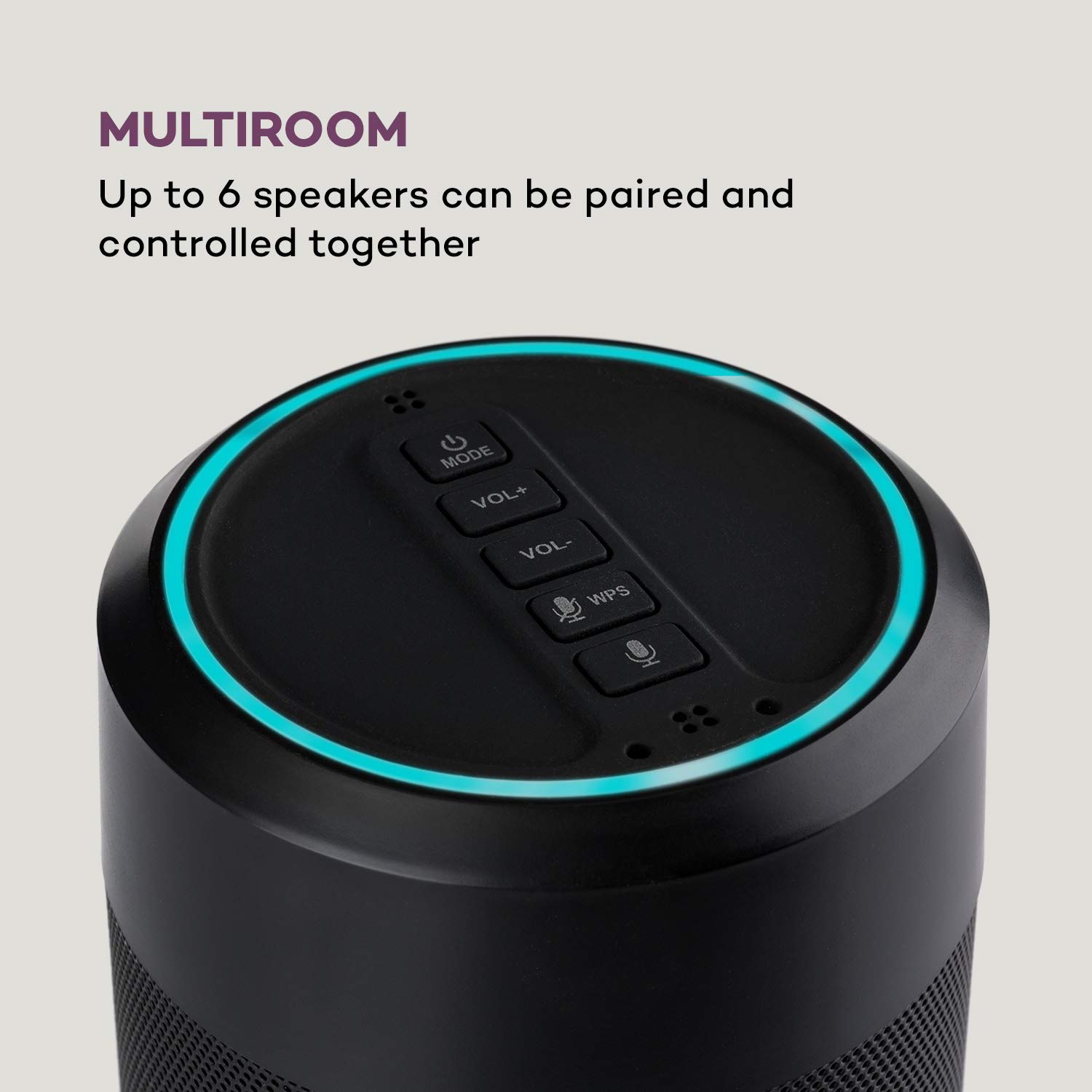 auna-intelligence-tube-bluetooth-lautsprecher-mit-alexa-und-akku-ipx4-schwarz-6w image 5