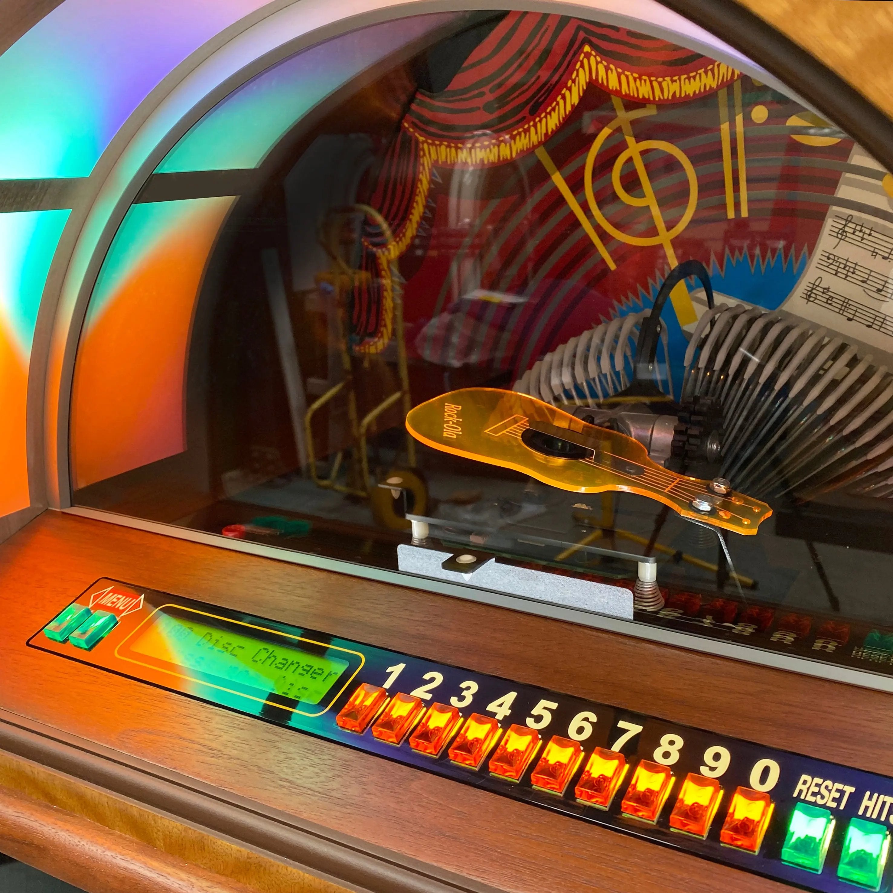 rock-ola-bubbler-cd-jukebox-walnut-100-cds-bluetooth-5-lautsprecher image 7