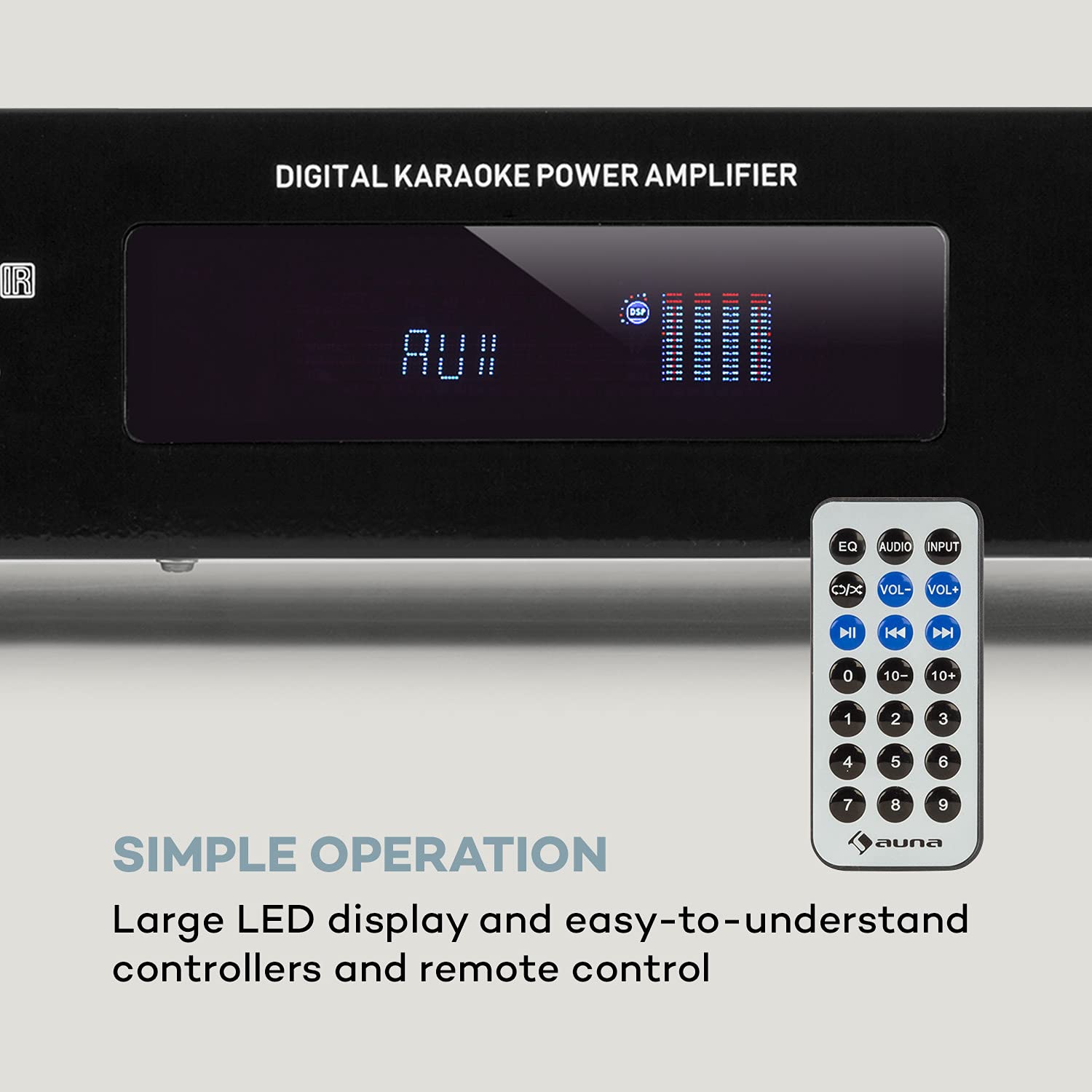 auna-amp-stereo-hifi-verst-rker-2x-60-watt-mit-bluetooth-usb-und-karaoke-schwarz image 5