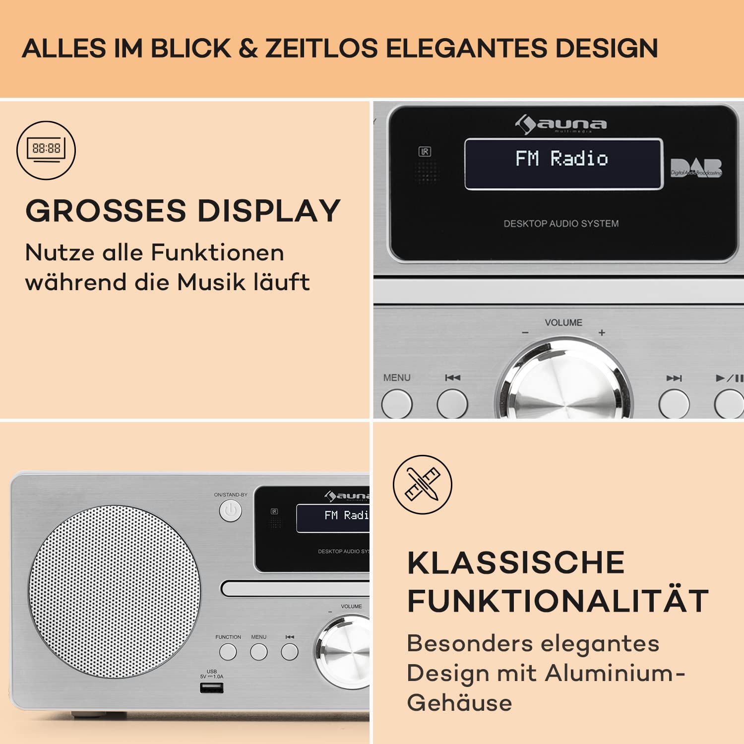 auna-tragbares-radio-mit-cd-player-dab-bluetooth-und-usb-k-chenradio image 5