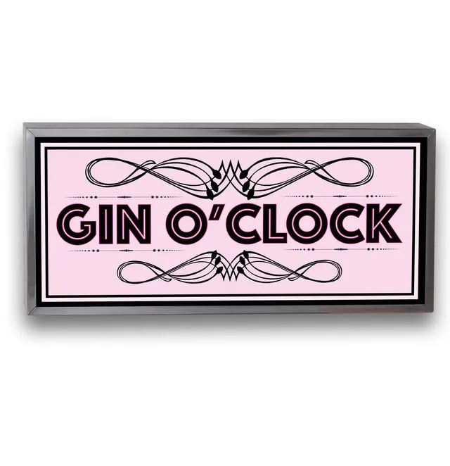 sound-leisure-litesign-gin-o-clock-leuchtschild image 1