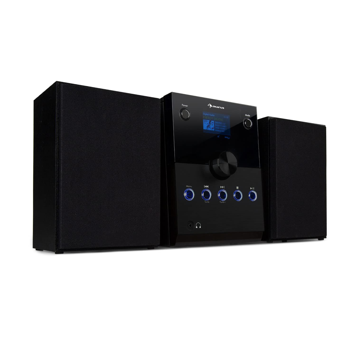 auna-mc-30-dab-micro-stereoanlage-mit-cd-dab-und-bluetooth-schwarz image 1