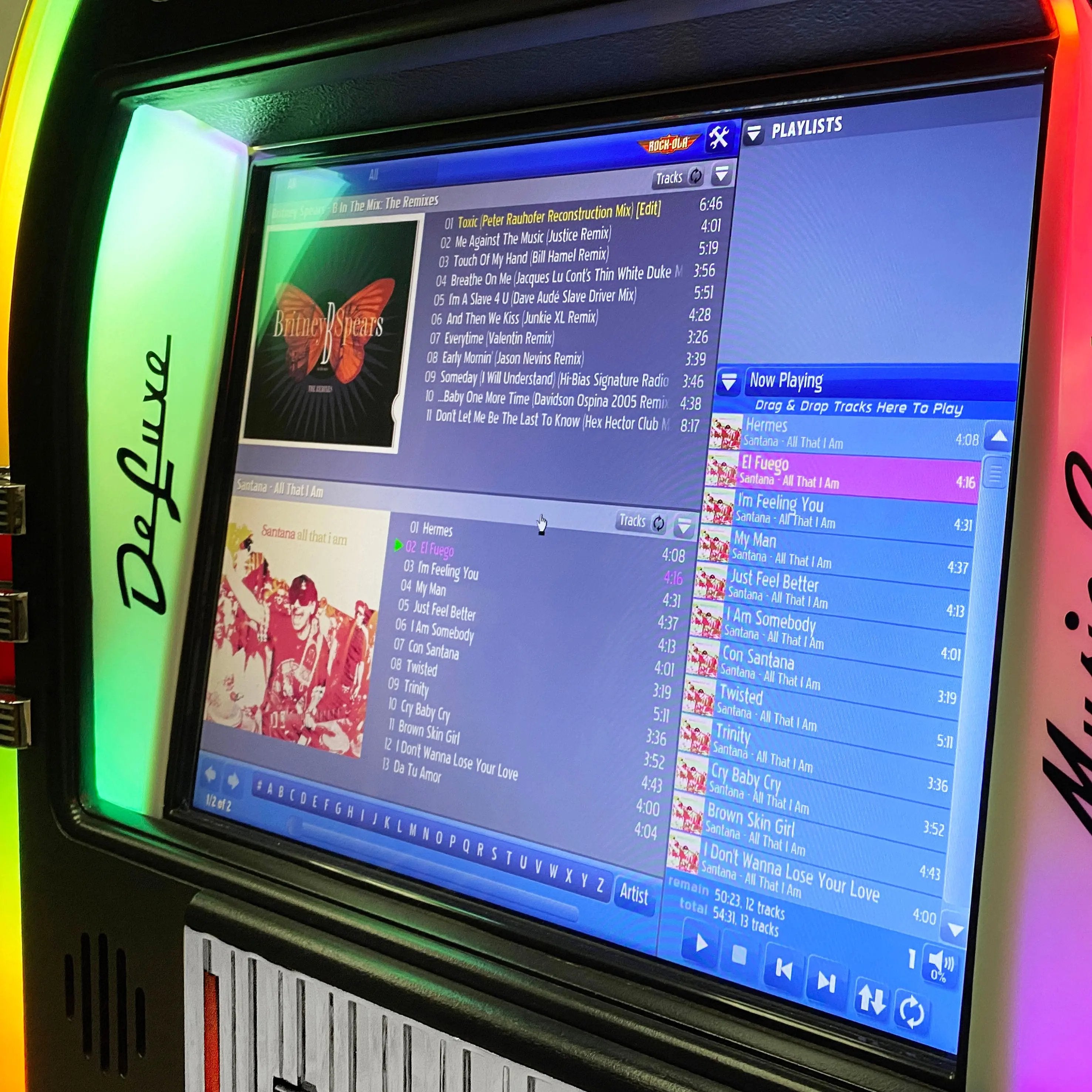 rock-ola-bubbler-qb-8-digital-music-center-jukebox-schwarz image 4