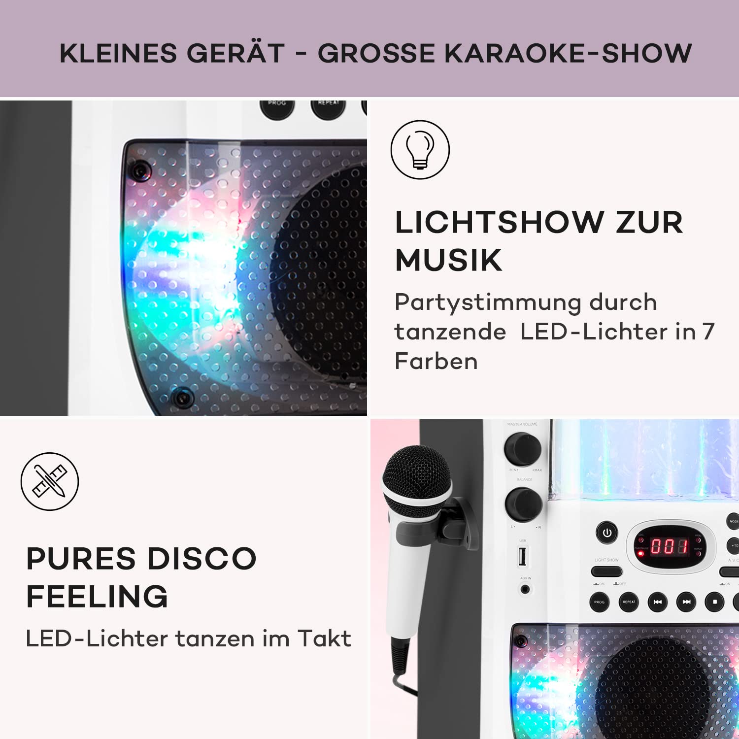 auna-ktv-karaoke-musikbox-mit-cd-player-bluetooth-und-2-uhf-mikrofonen image 5