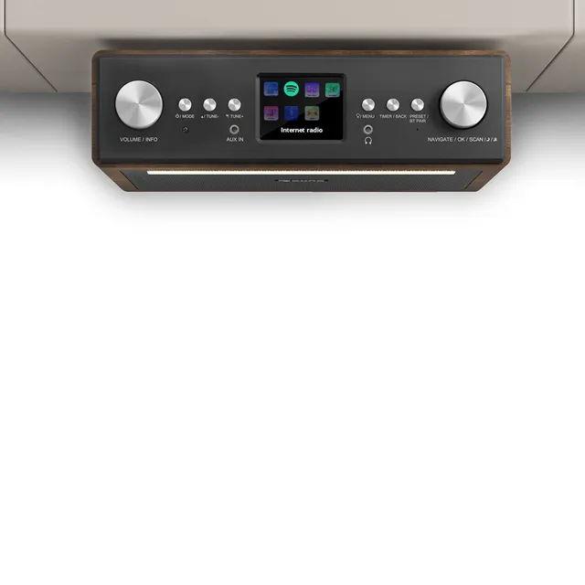 auna-connect-soundchef-unterbau-radio-mit-wlan-dab-bluetooth-walnuss image 1