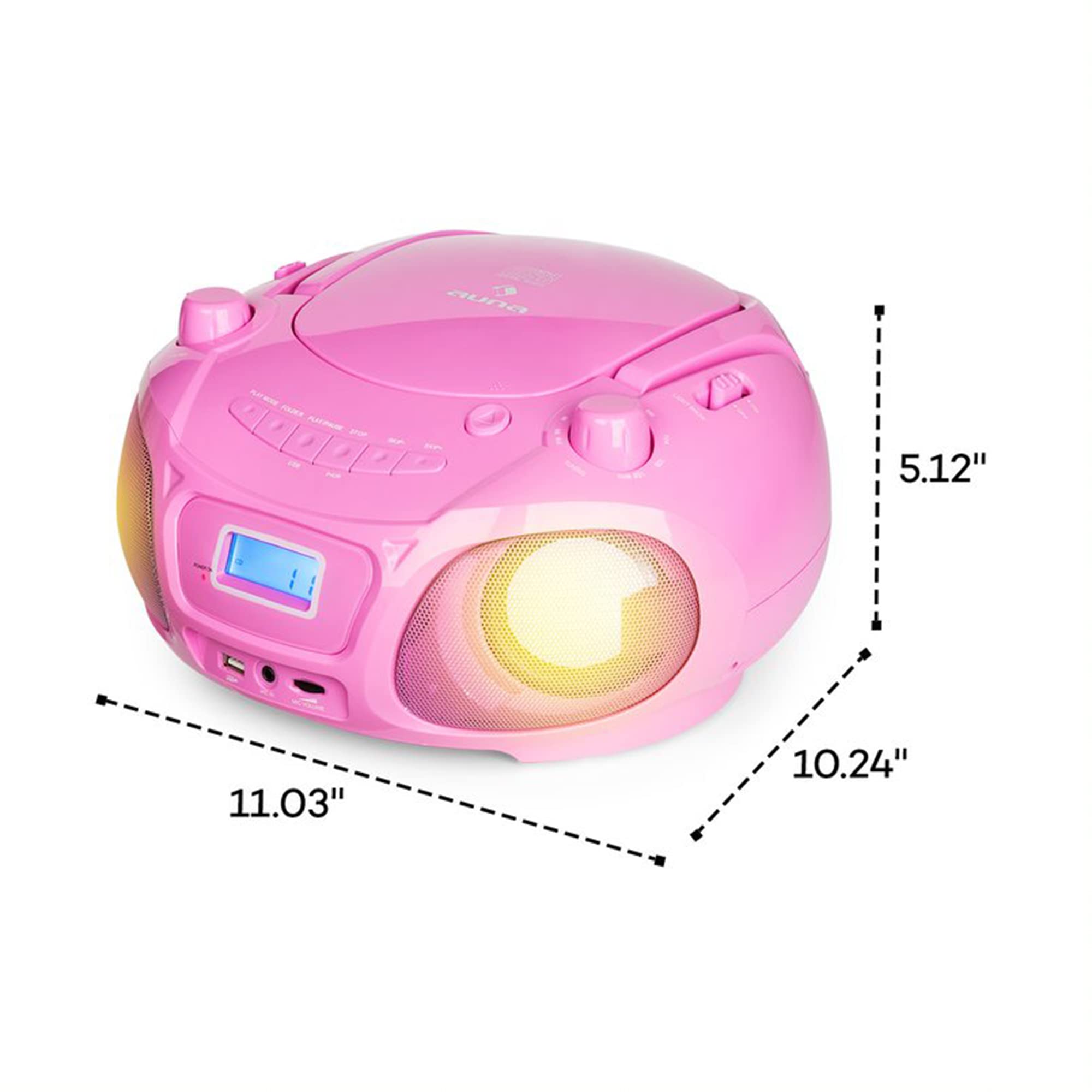 auna-boombox-cd-radio-mit-mikrofon-und-bluetooth-tragbar image 6