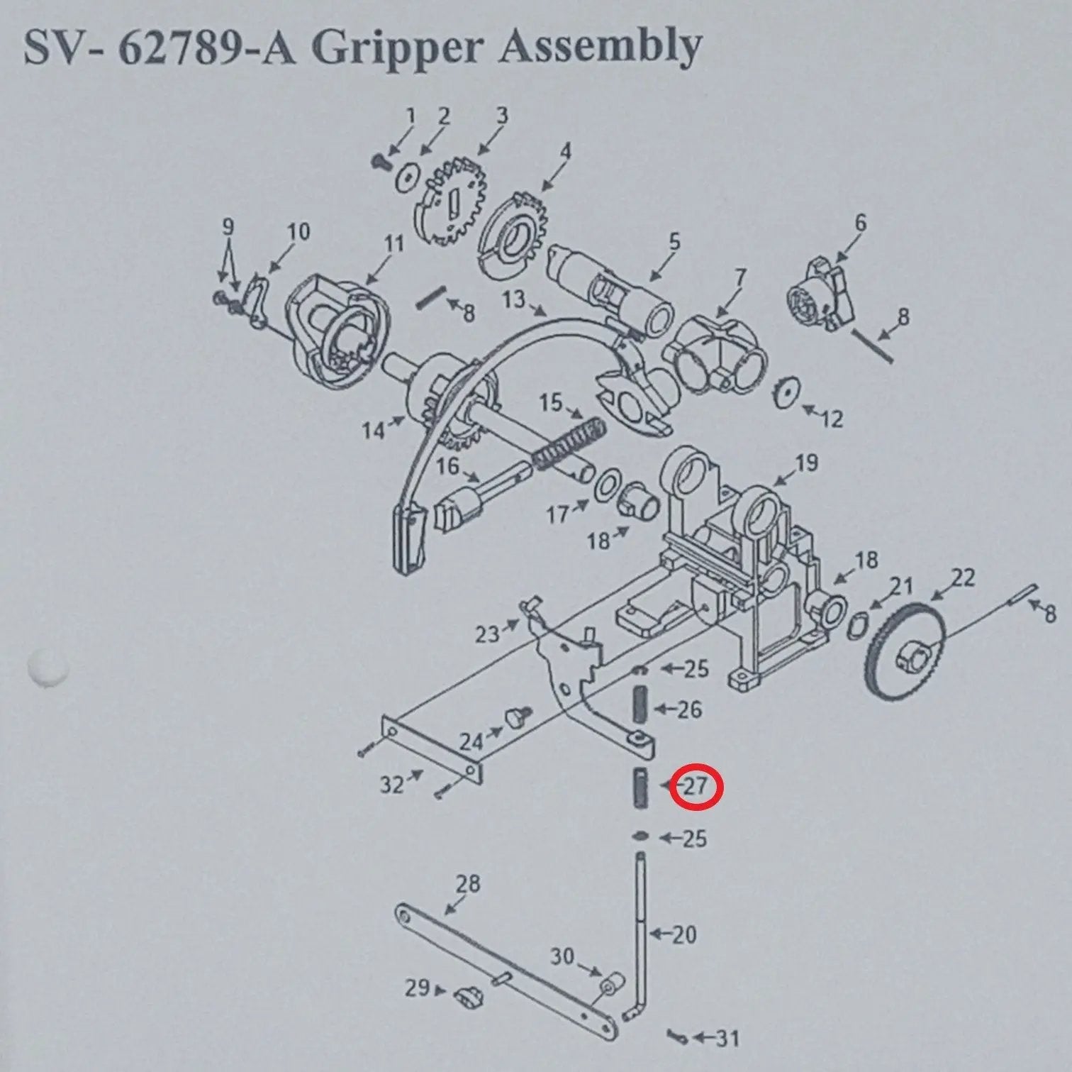 rock-ola-connection-rod-spring-lower-34864-mechanismus-feder-ersatzteil image 2