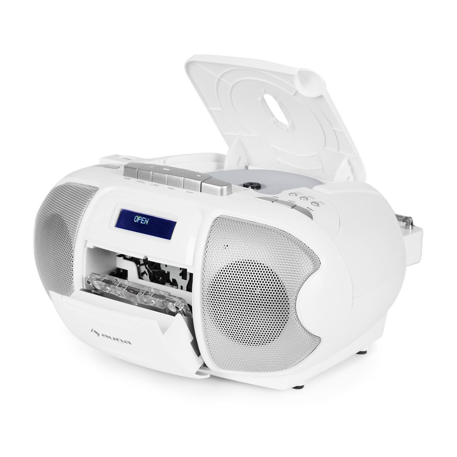 auna-beeberry-dab-boombox-cd-radio-mit-kassette-wei image 6