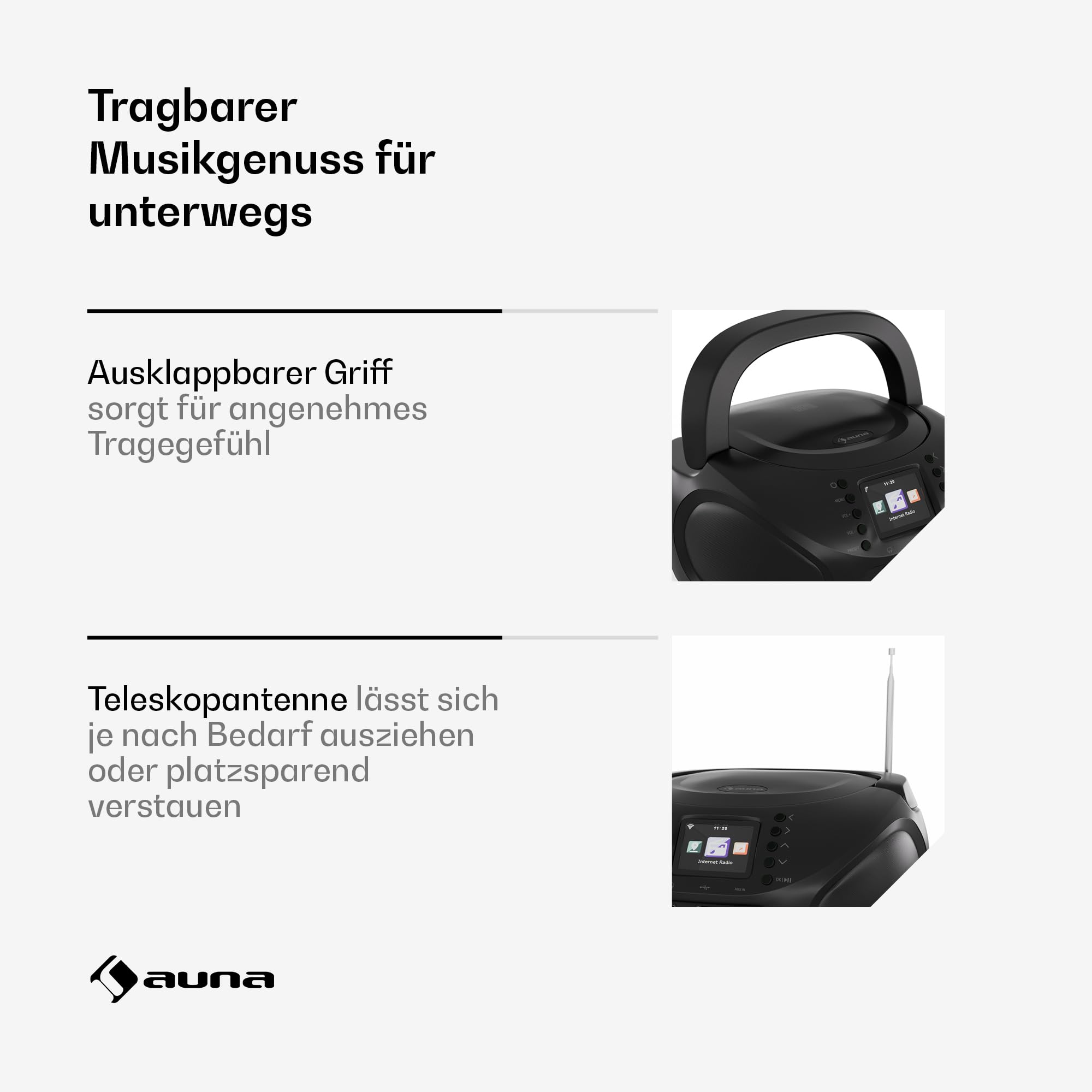 auna-roadie-smart-tragbare-stereoanlage-cd-mp3-internet-dab-ukw-radio-bluetooth- image 5