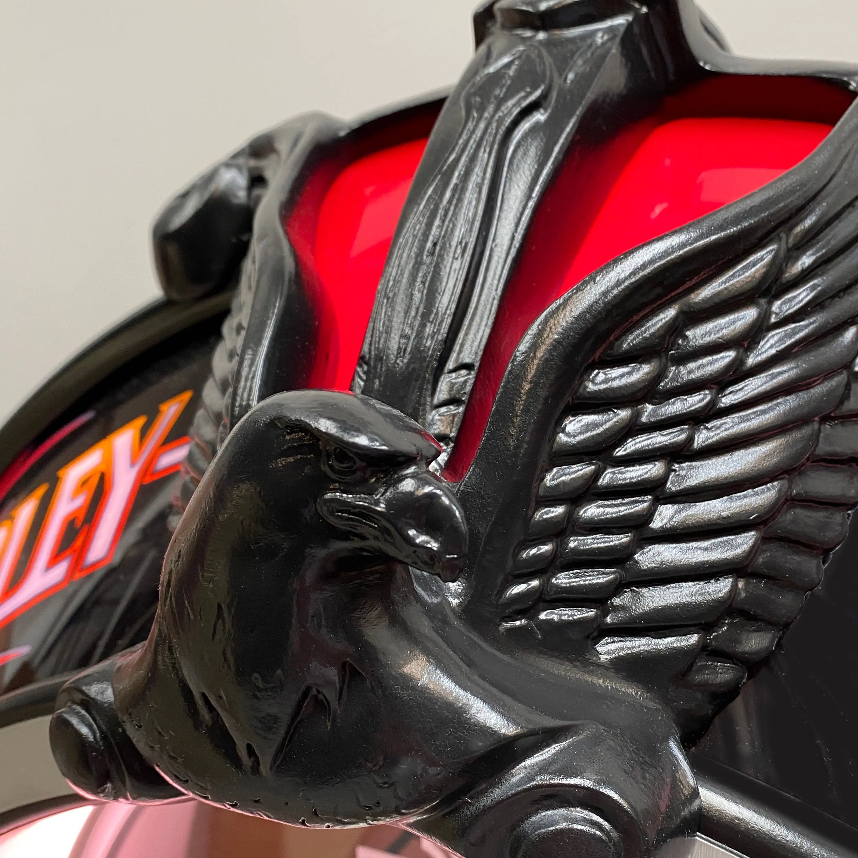 rock-ola-bubbler-harley-davidson-flames-cd-jukebox-brushed-aluminum-100-cds-blue image 4