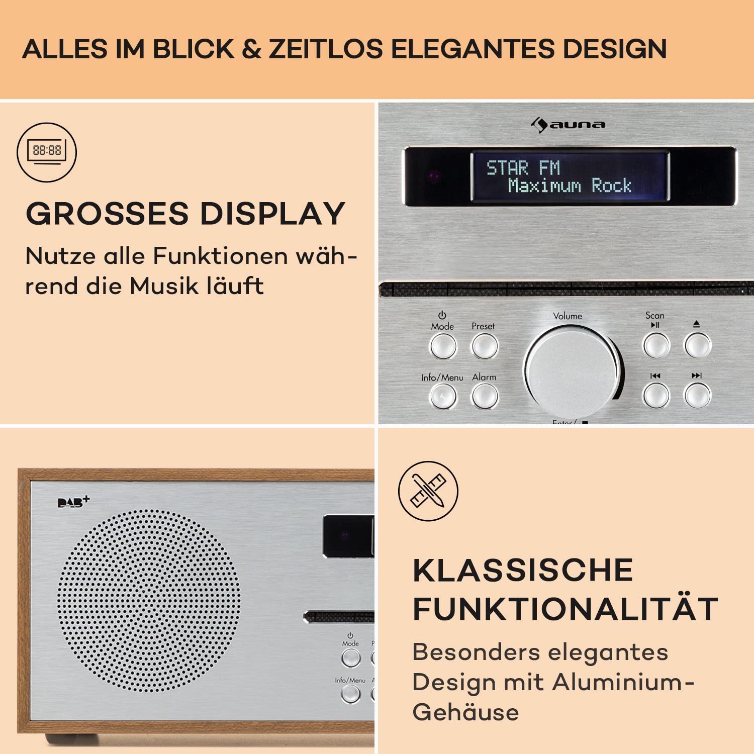 auna-silver-star-cd-player-mit-dab-und-ukw-radio-bluetooth-holz-optik-braun image 5