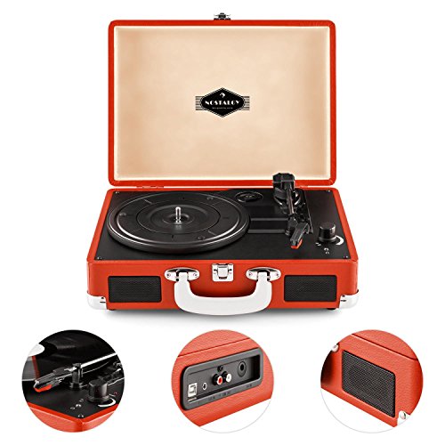 auna-peggy-sue-koffer-plattenspieler-mit-usb-und-stereo-lautsprecher-dunkelorang image 8