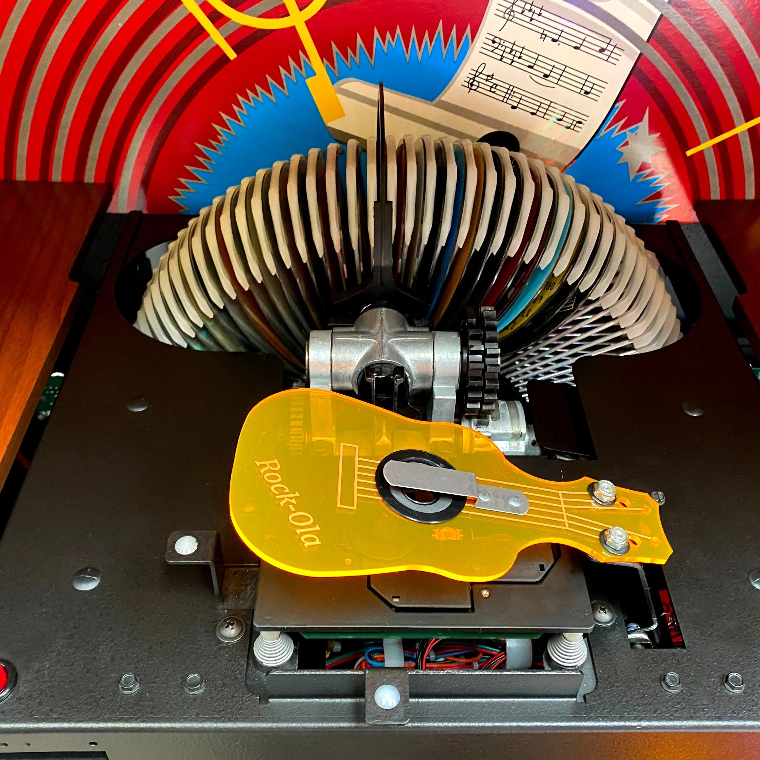 rock-ola-bubbler-cd-8-cd-jukebox-eiche-hell-light-oak-mit-bluetooth image 4