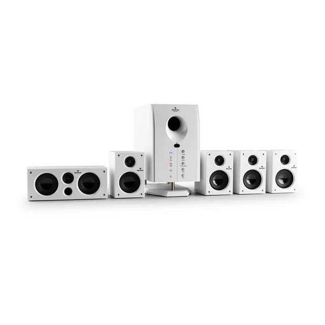 auna-areal-525-5-1-heimkino-soundsystem-mit-subwoofer-125-watt-wei image 1