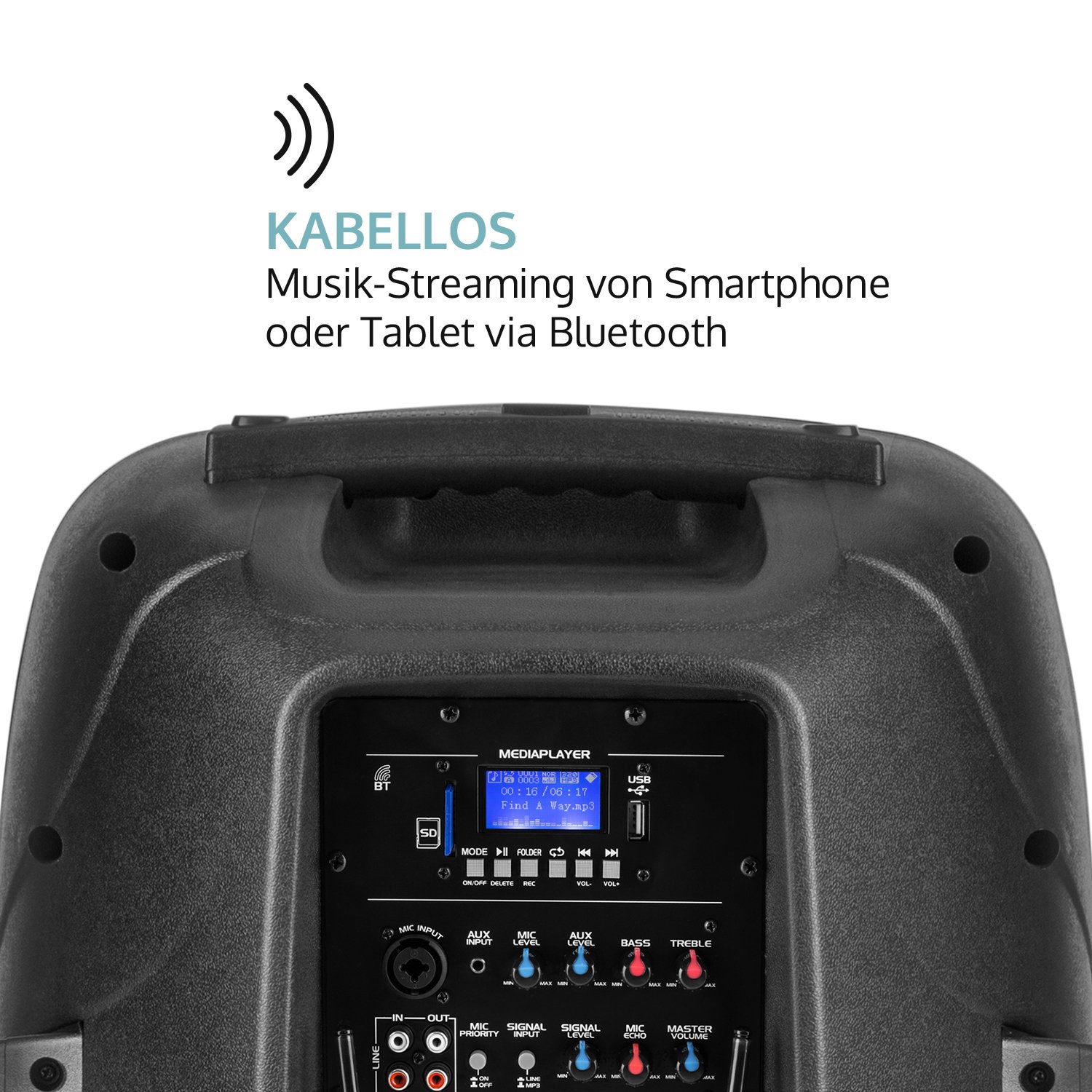 auna-streetstar-mobile-pa-anlage-12-zoll-800-watt-mit-funkmikrofon-schwarz image 7