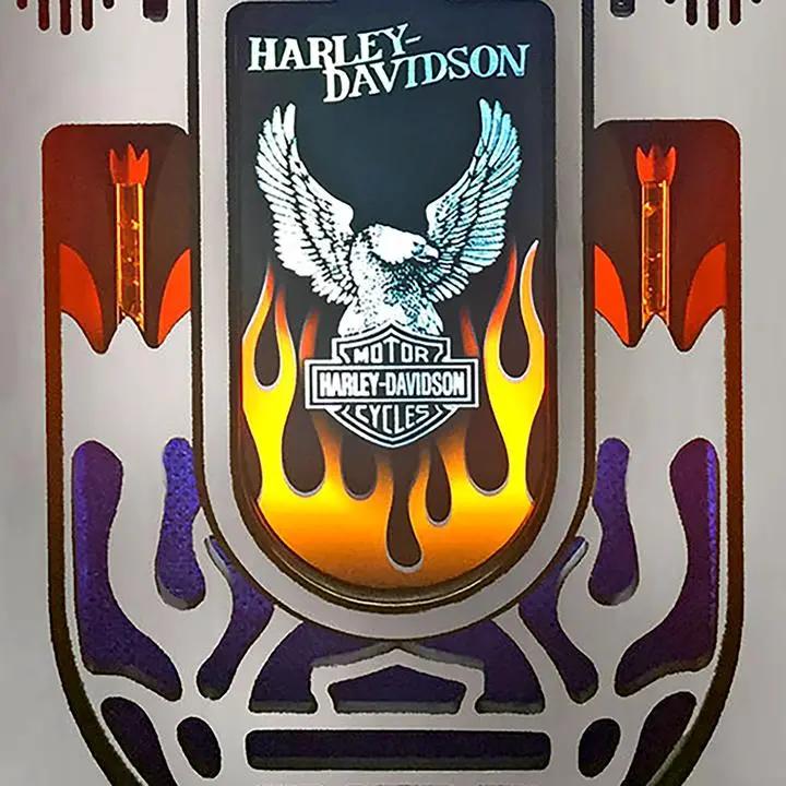 rock-ola-harley-davidson-flames-digital-music-center-jukebox-brushed-aluminium image 3