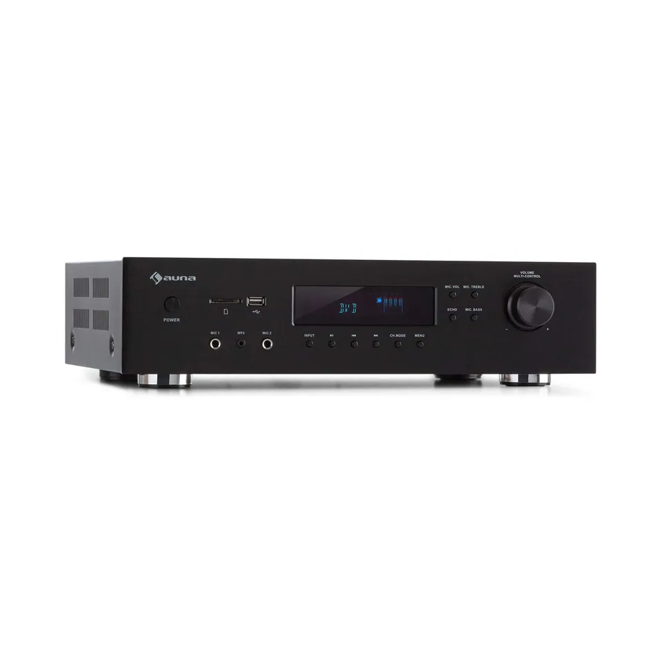 auna-amp-h260-5-1-receiver-verst-rker-mit-bluetooth-hdmi-und-usb-schwarz image 1