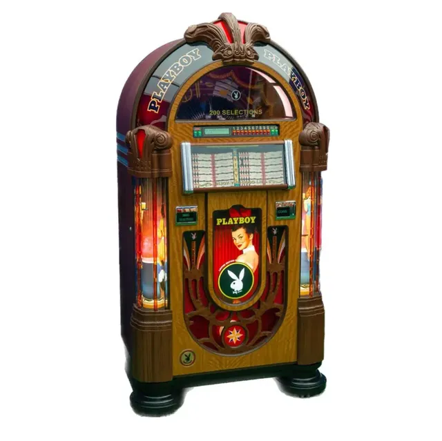 rock-ola-limited-edition-playboy-vinyl-45-bubbler-jukebox image 1