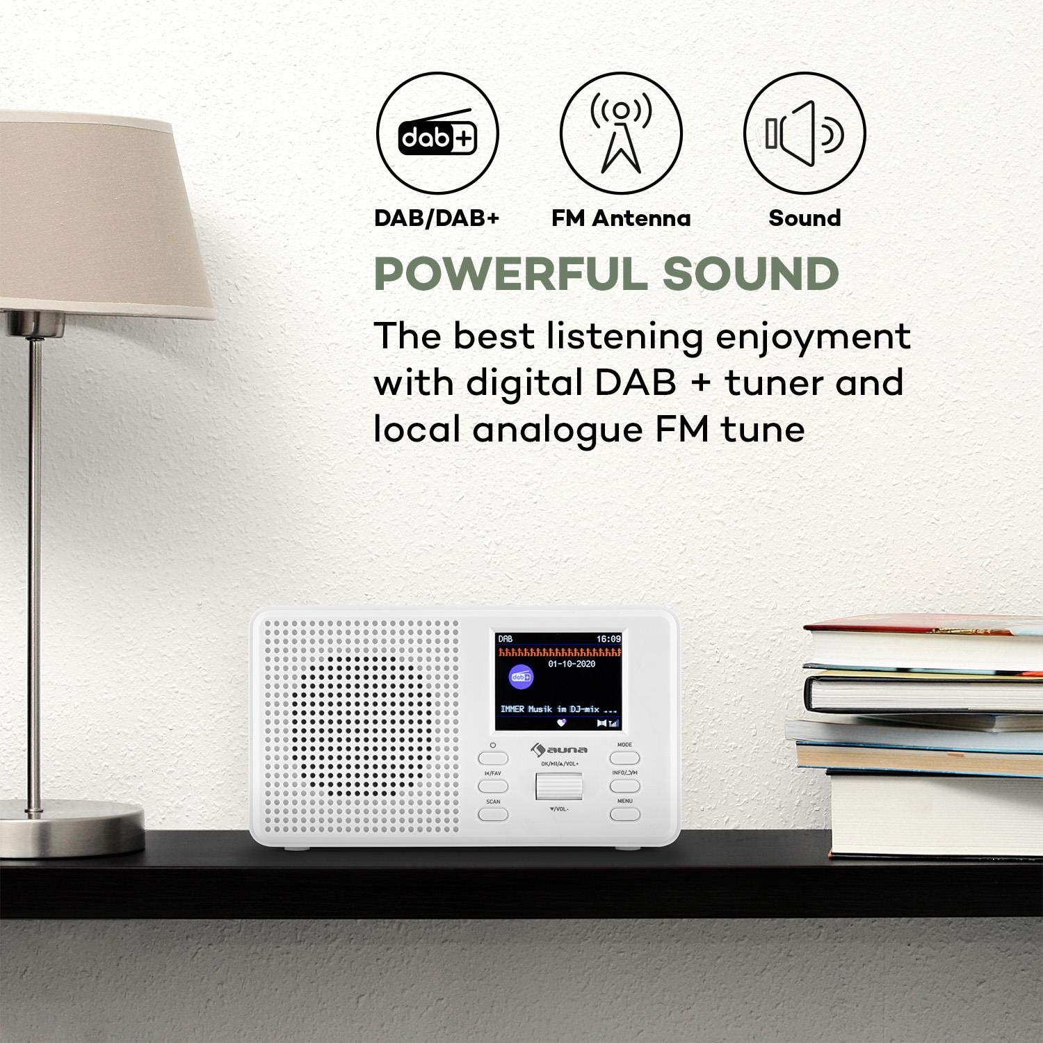 auna-commuter-dab-fm-digitalradio-mit-bluetooth-2-4-zoll-tft-display-wei-17-x-9- image 2