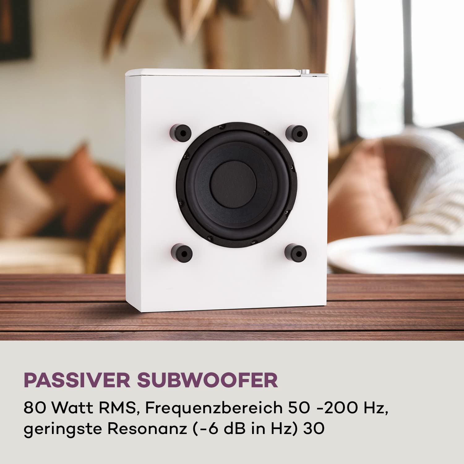 auna-two-passiv-subwoofer-80w-rms-hifi-box-mit-aux image 2
