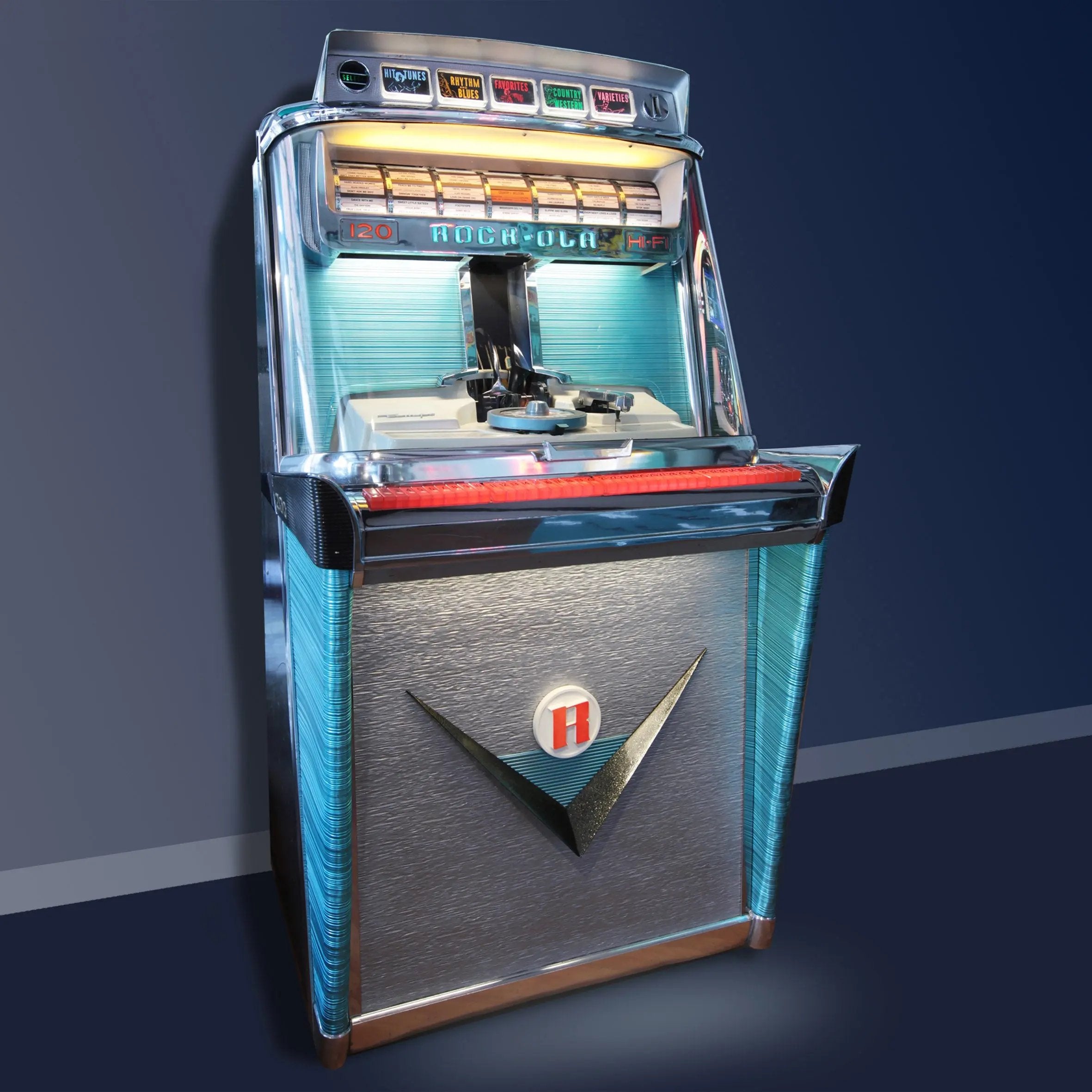 rock-ola-tempo-1-120-modell-1468-original-vintage-jukebox-1959 image 3