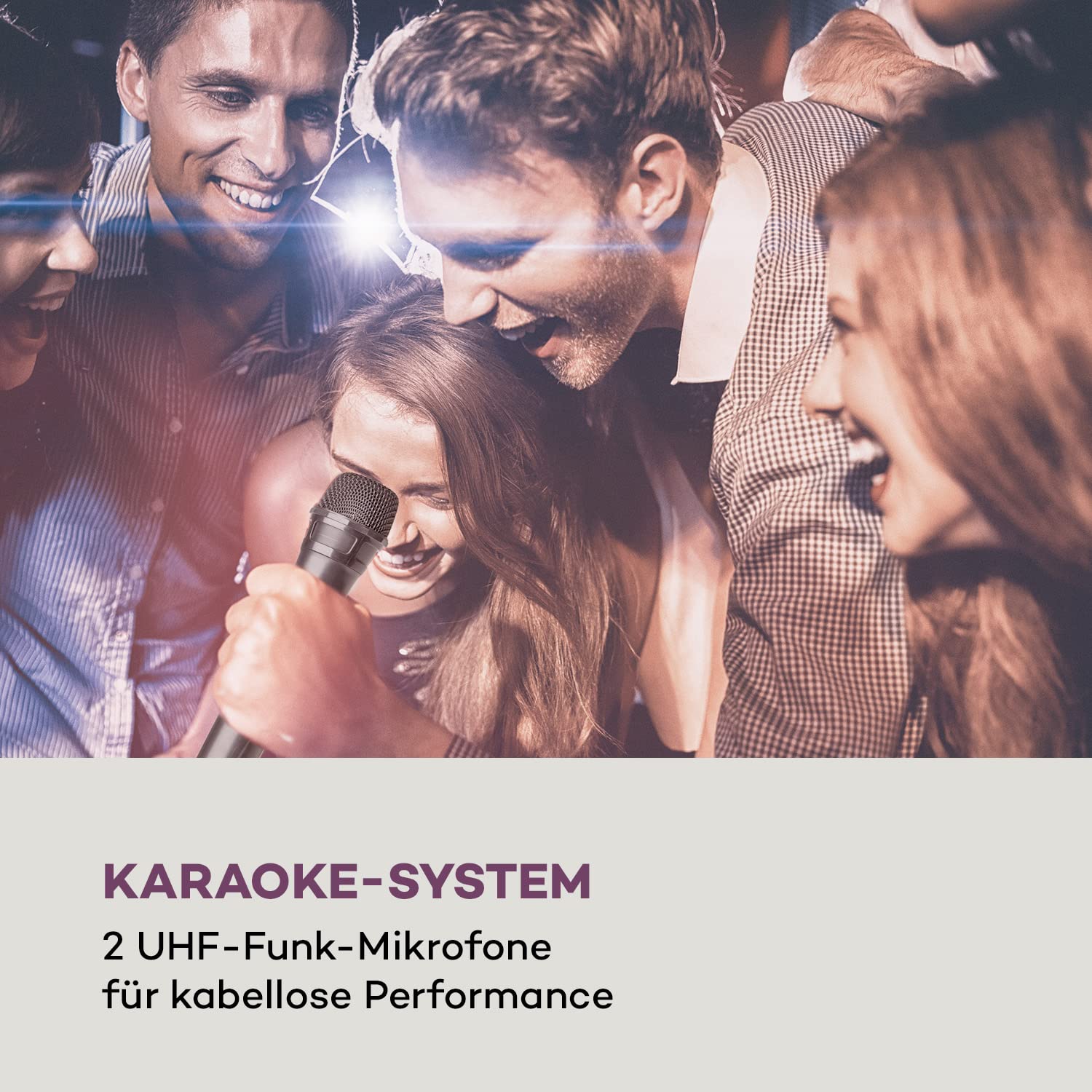 auna-pa-karaoke-maschine-mit-2-mikrofonen-12-1-cm-display-wifi-und-bluetooth-2 image 2
