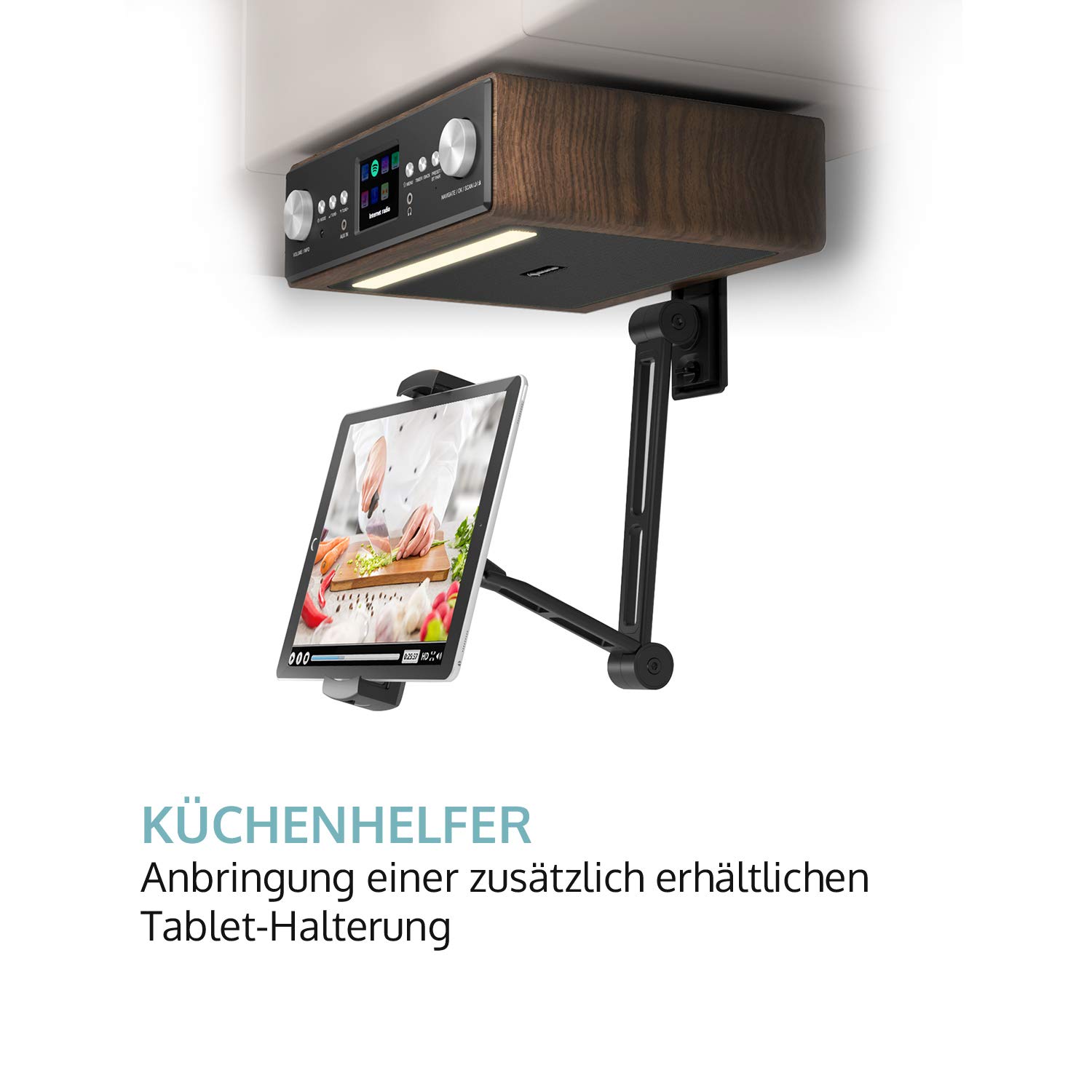 auna-connect-soundchef-unterbau-radio-mit-wlan-dab-bluetooth-walnuss image 3