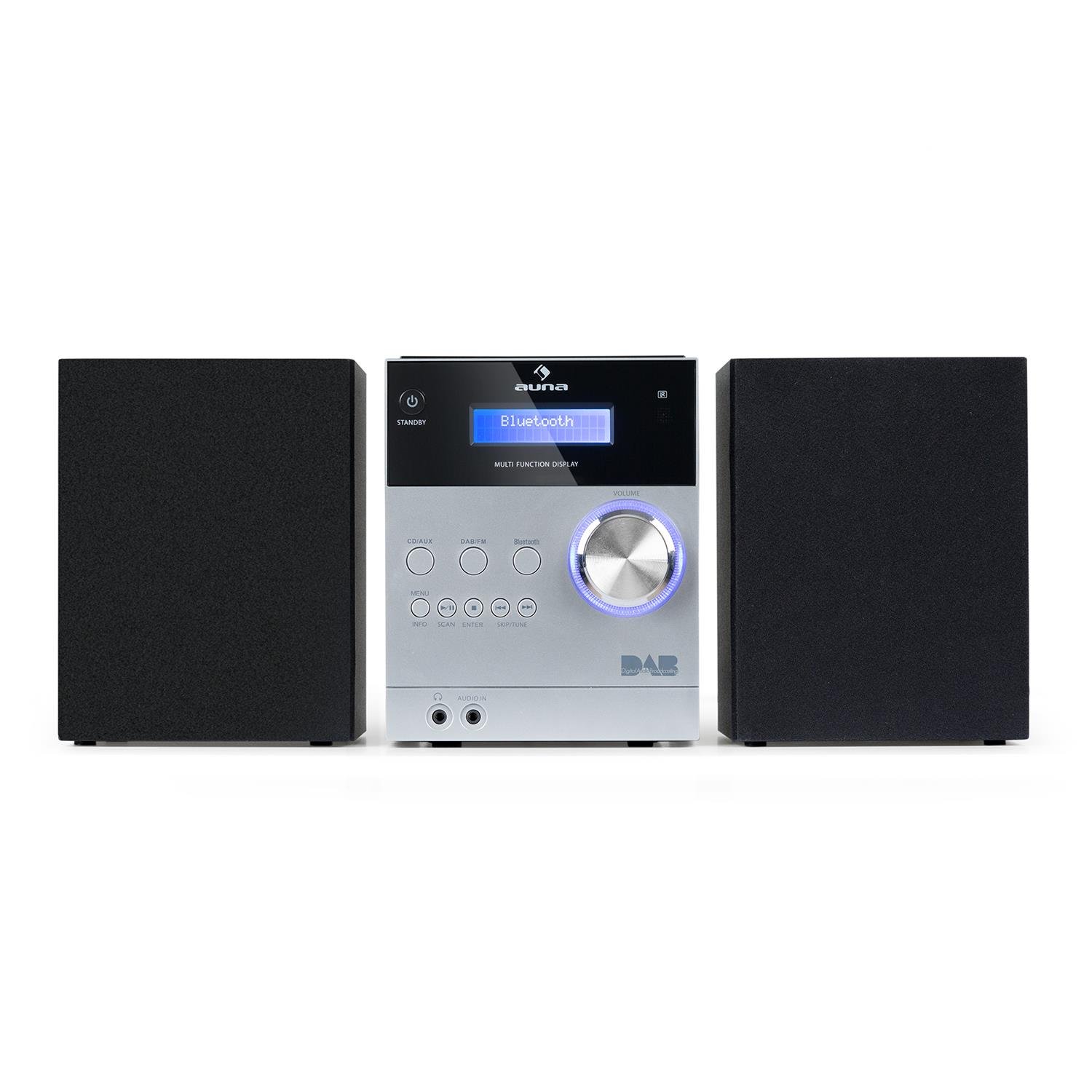 auna-mc-20-dab-micro-stereoanlage-silber-mini-hifi-anlage-mit-bluetooth-und-cd image 3