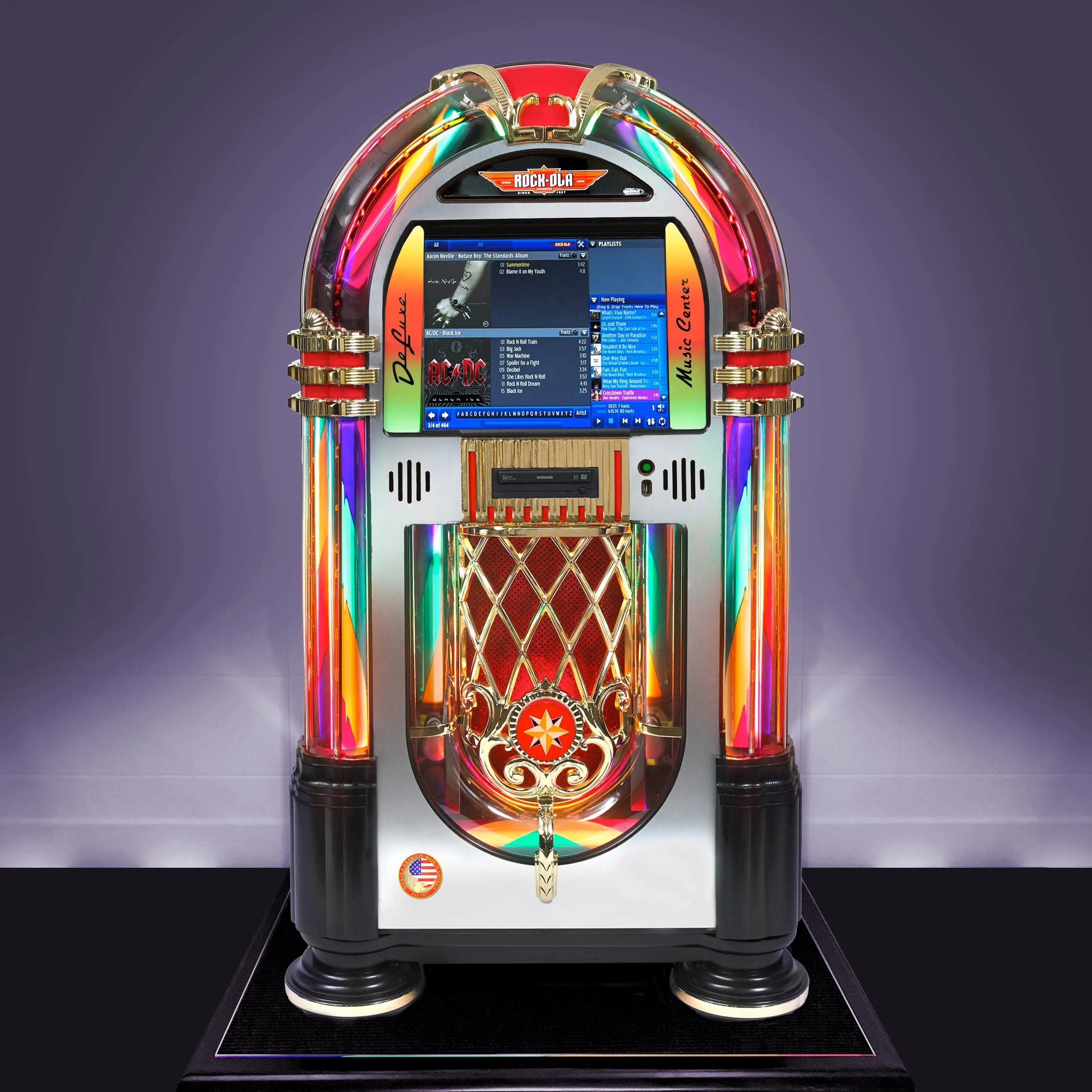 rock-ola-bubbler-digital-music-center-jukebox-crystal-edition-cd-musikbox image 2
