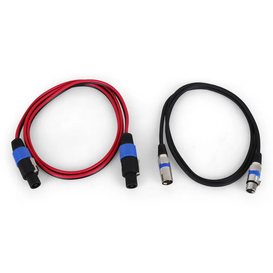 auna-pa-kabelset-xlr-pa-kabel-verst-rker-anschluss-set image 1