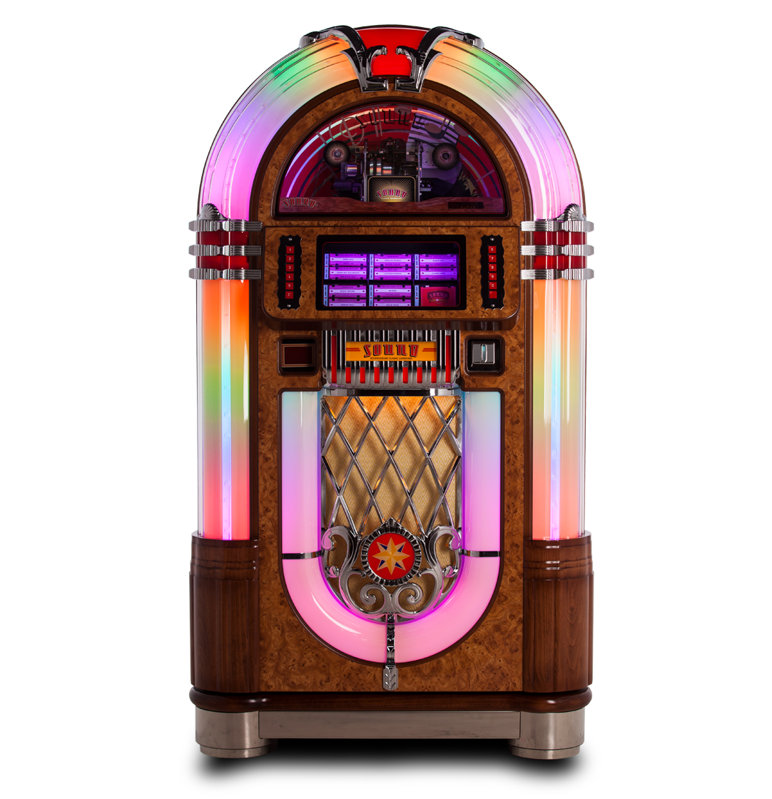 sound-leisure-sl45-vinyl-jukebox-wurlitzer-1015-tribut image 2