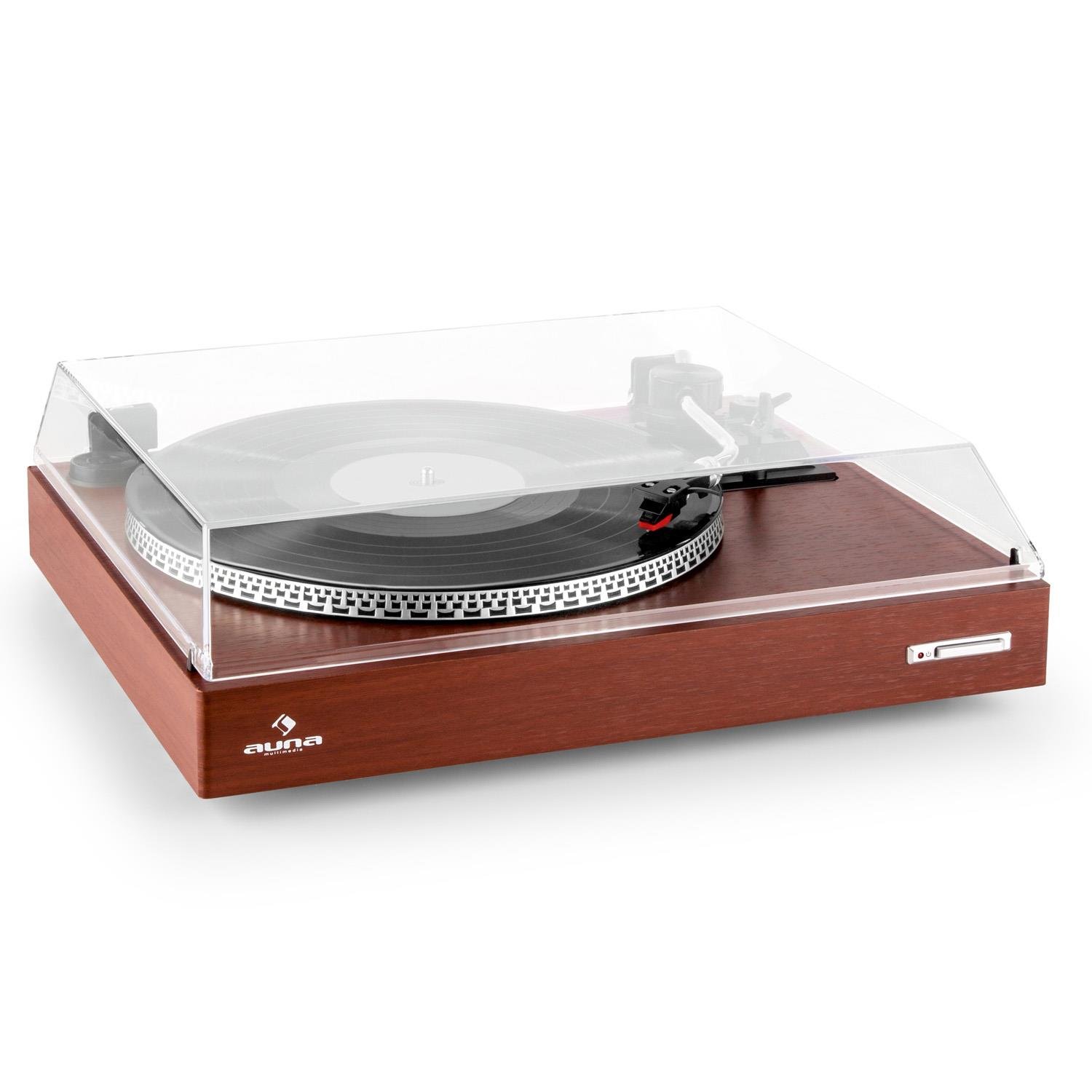 auna-tt-931-plattenspieler-mit-riemenantrieb-auto-start-pitch-usb-bluetooth-holz image 2