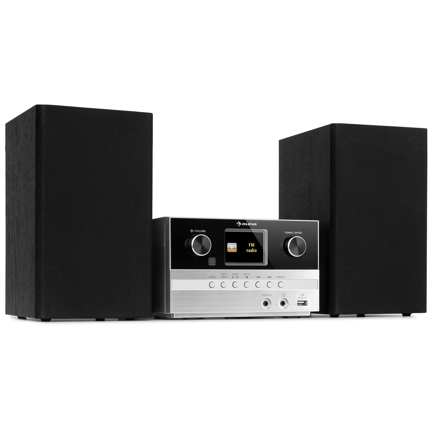 auna-connect-stereoanlage-kompaktanlage-mit-cd-dab-bluetooth image 1