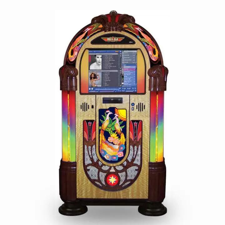 rock-ola-bubbler-peacock-digital-music-center-jukebox-limited-edition image 1