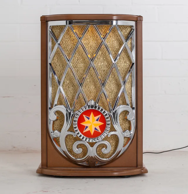 sound-leisure-sl15-lautsprecher-mit-wurlitzer-grill-1945 image 1