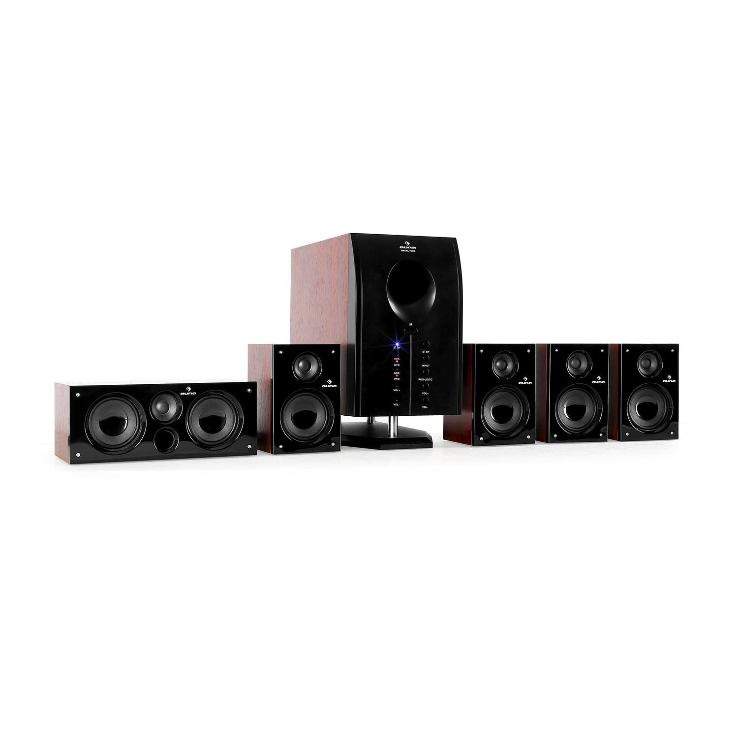 auna-areal-525-5-1-soundsystem-heimkino-125-watt-braun image 1